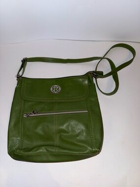 Relic Olive Green Crossbody Bag with Front Zip Pocket